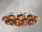 Cebret Glass Round Chandelier - Cyran Lamps