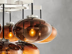 Cebret Glass Round Chandelier - Cyran Lamps