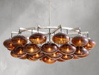 Cebret Glass Round Chandelier - Cyran Lamps
