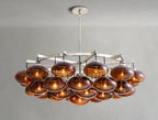 Cebret Glass Round Chandelier - Cyran Lamps