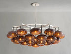 Cebret Glass Round Chandelier - Cyran Lamps
