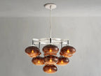 Cebret Glass Round Chandelier - Cyran Lamps