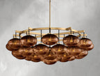 Cebret Glass Round Chandelier - Cyran Lamps