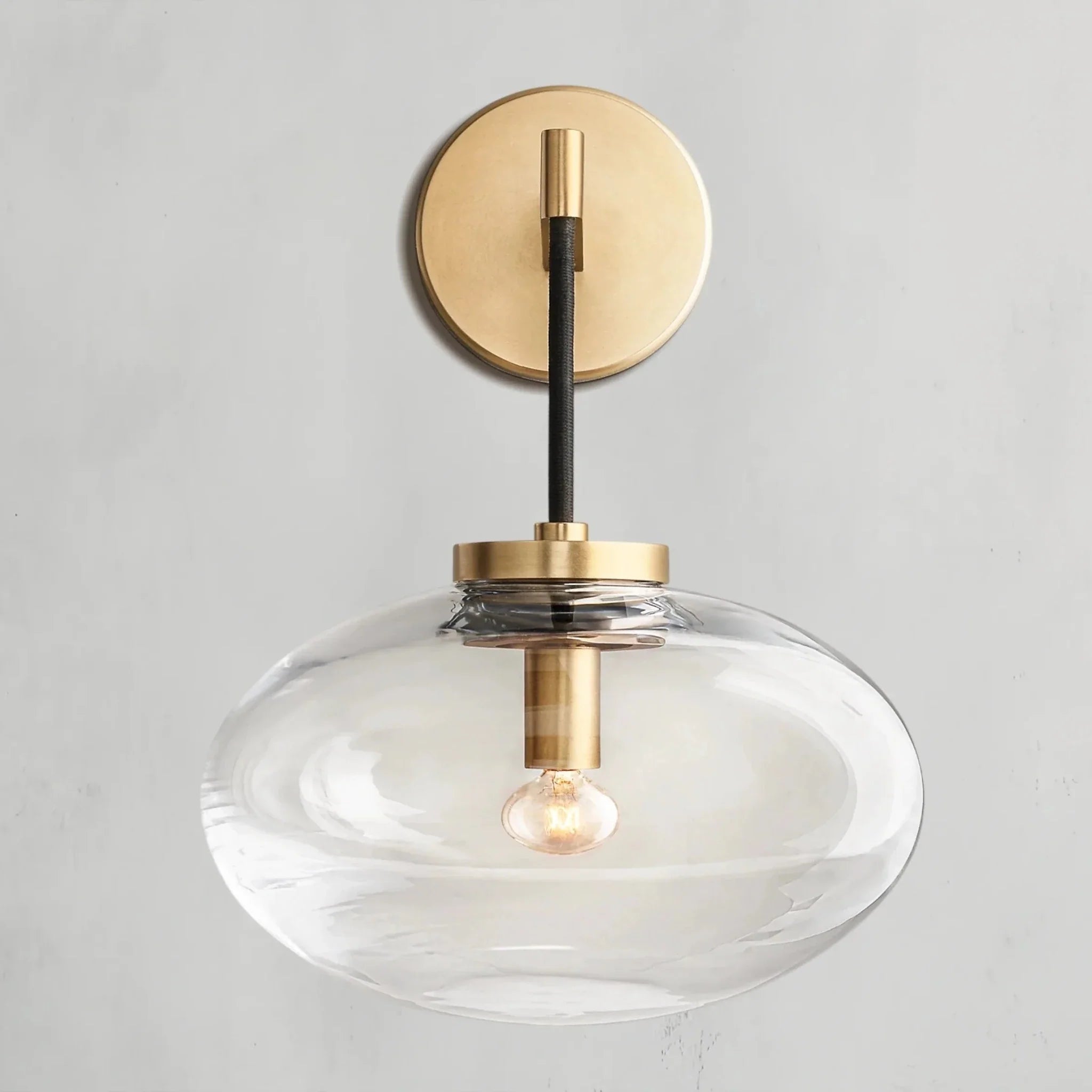Cebret Glass Sconce - Cyran Lamps