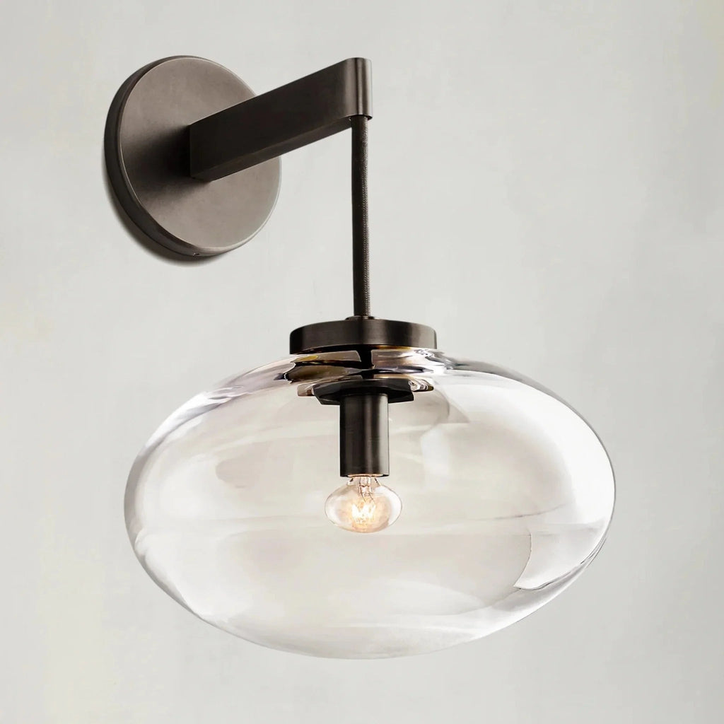 Cebret Glass Sconce - Cyran Lamps
