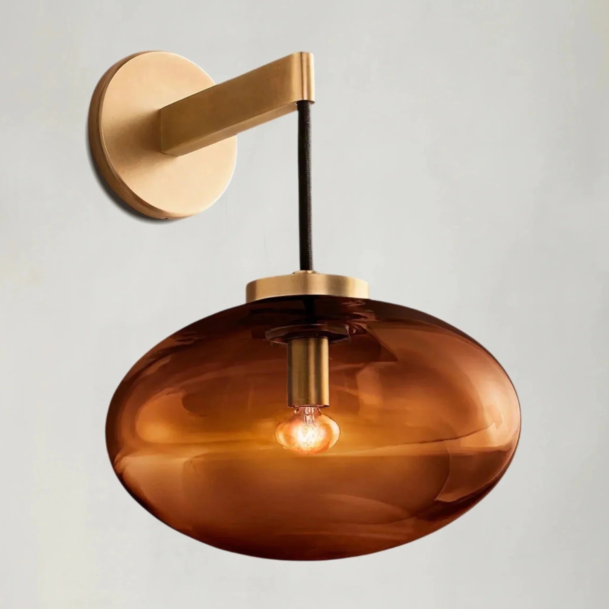 Cebret Glass Sconce - Cyran Lamps