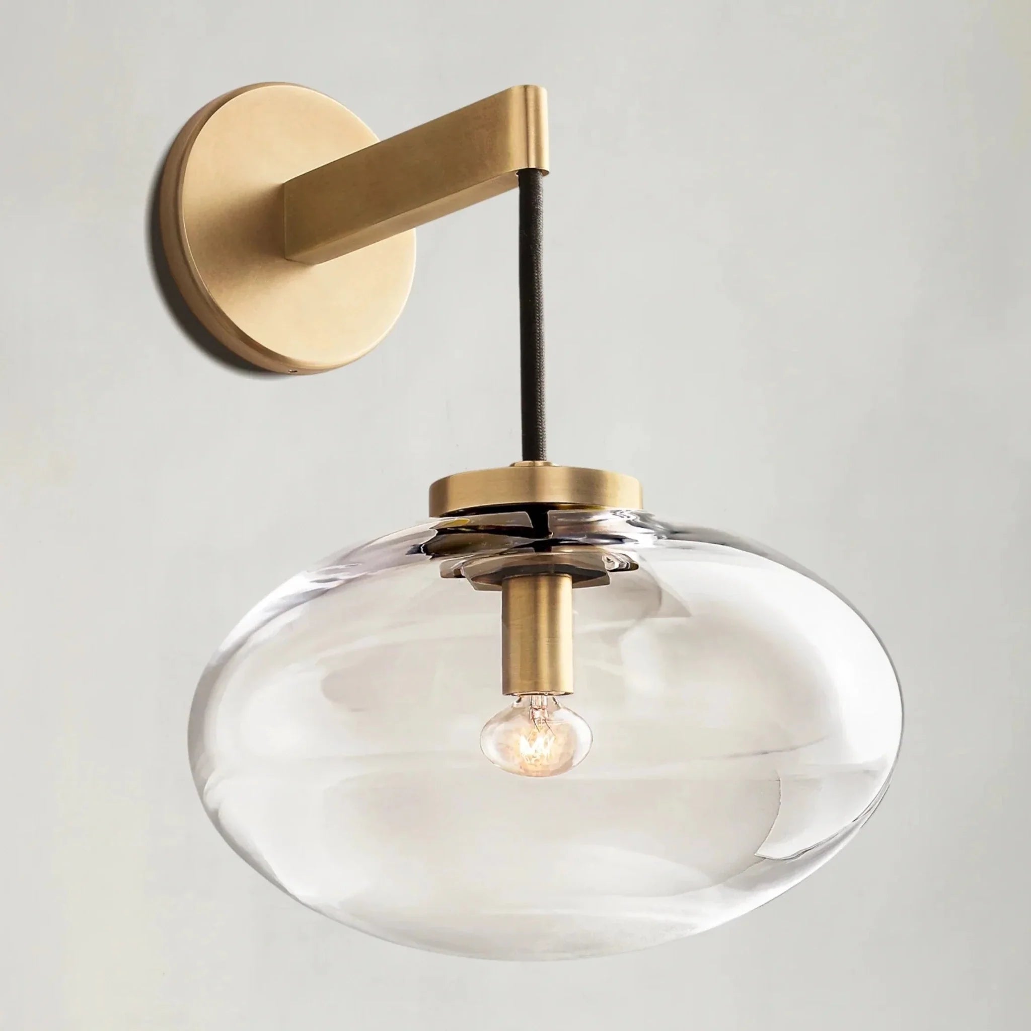Cebret Glass Sconce - Cyran Lamps