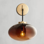 Cebret Glass Sconce - Cyran Lamps