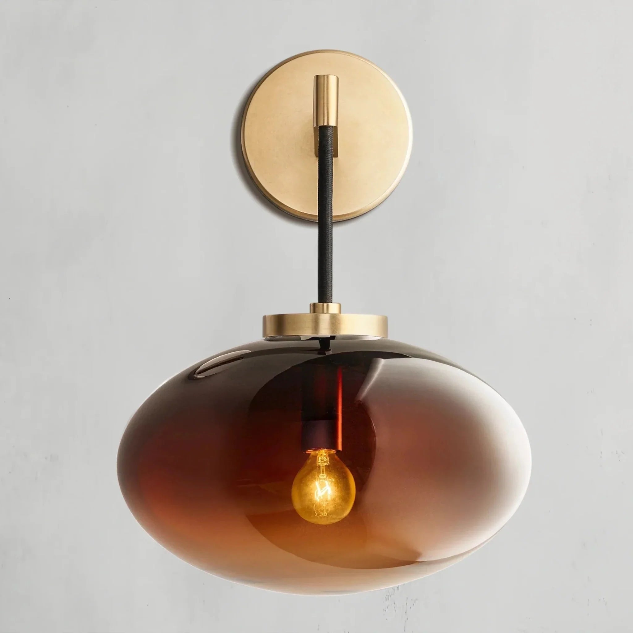 Cebret Glass Sconce - Cyran Lamps