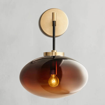 Cebret Glass Sconce - Cyran Lamps