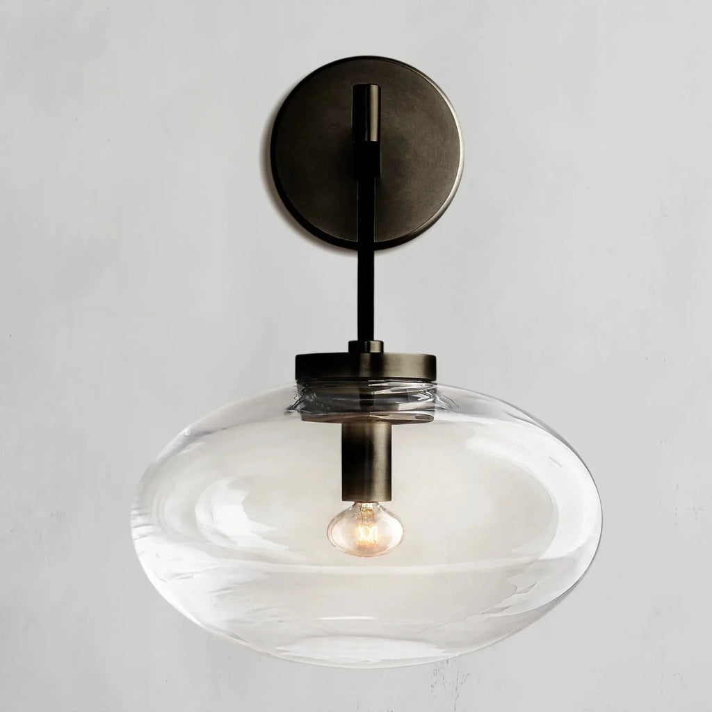 Cebret Glass Sconce - Cyran Lamps