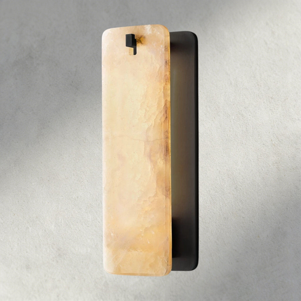 Celamotto Glass/ Alabaster Sconce 13", 16" - Cyran Lamps