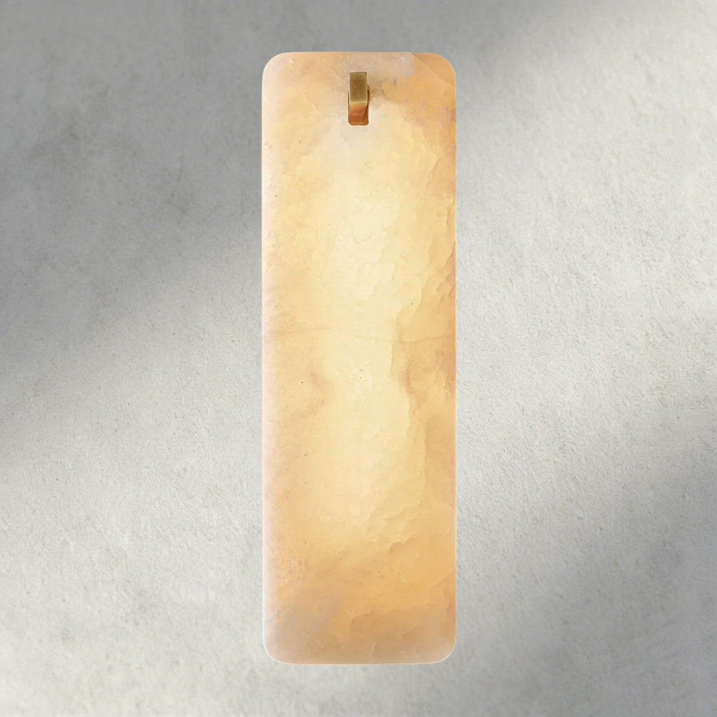 Celamotto Glass/ Alabaster Sconce 13", 16" - Cyran Lamps