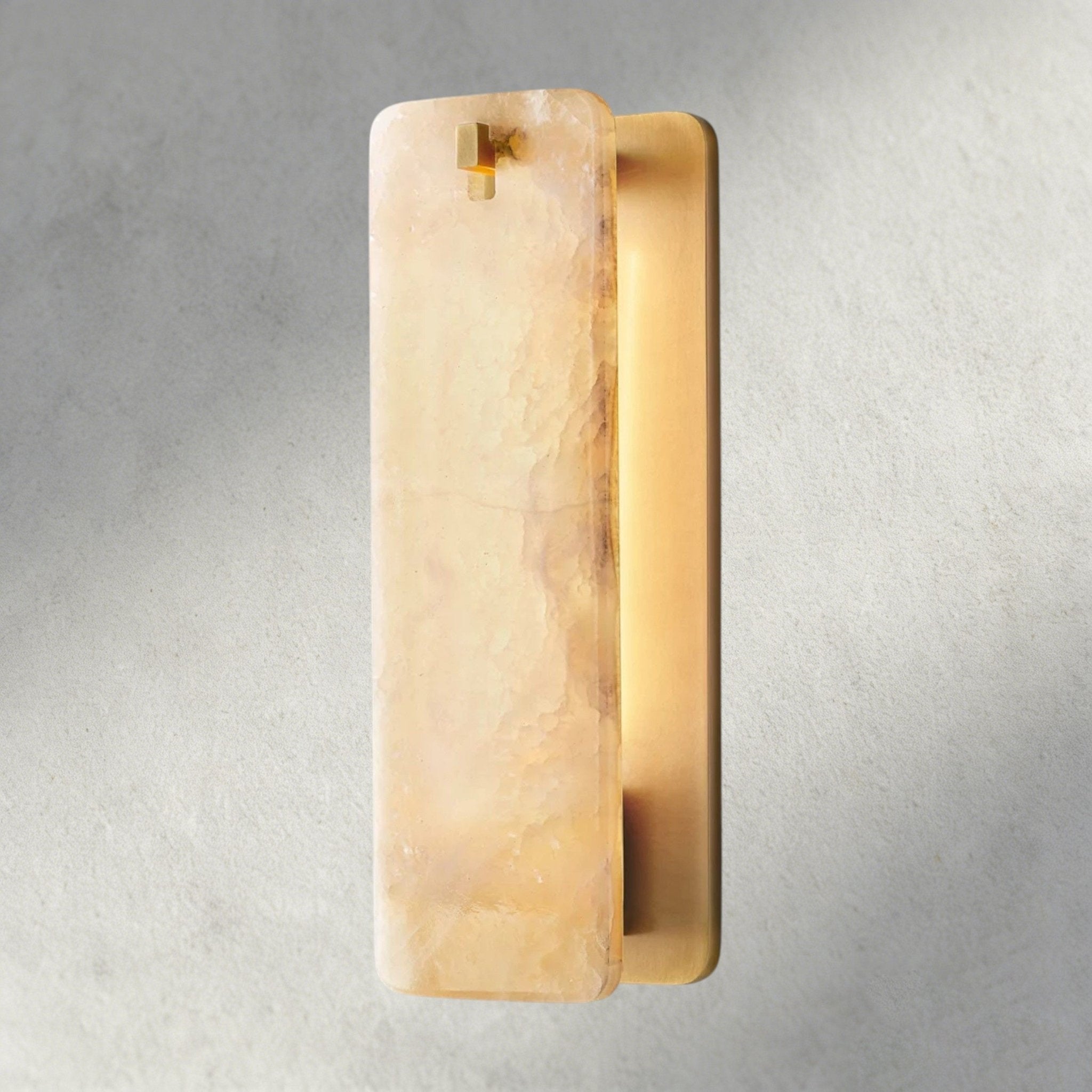 Celamotto Glass/ Alabaster Sconce 13", 16" - Cyran Lamps