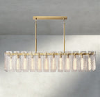 Celamotto Glass Rectangular Chandelier 60", 72" - Cyran Lamps