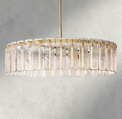 Celamotto Glass Round Chandelier 36", 48", 60" - Cyran Lamps