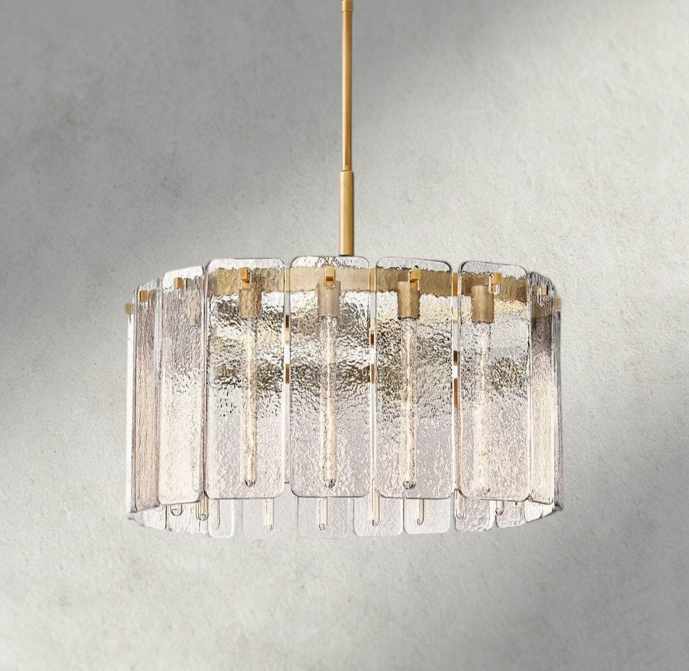 Celamotto Glass Round Chandelier 36", 48", 60" - Cyran Lamps