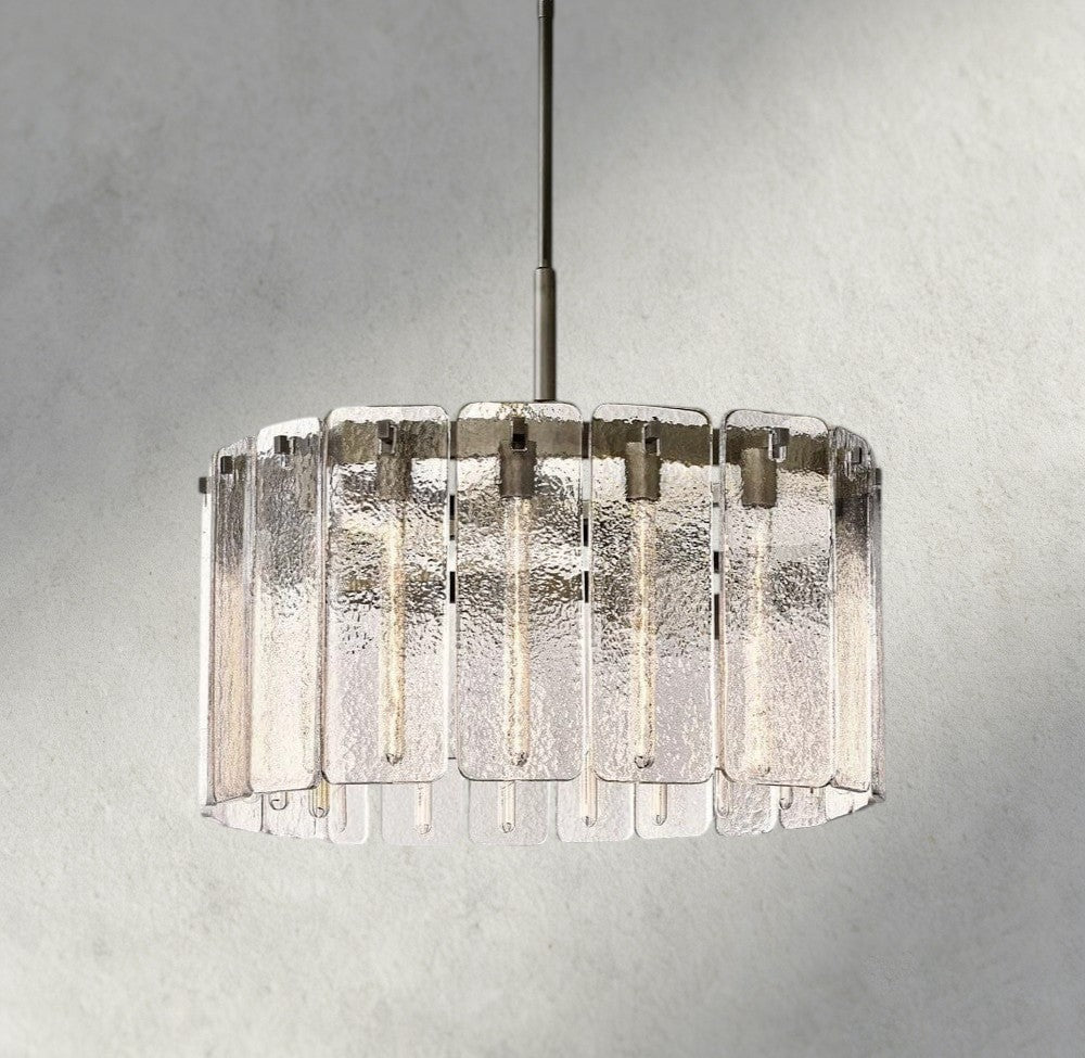 Celamotto Glass Round Chandelier 36", 48", 60" - Cyran Lamps
