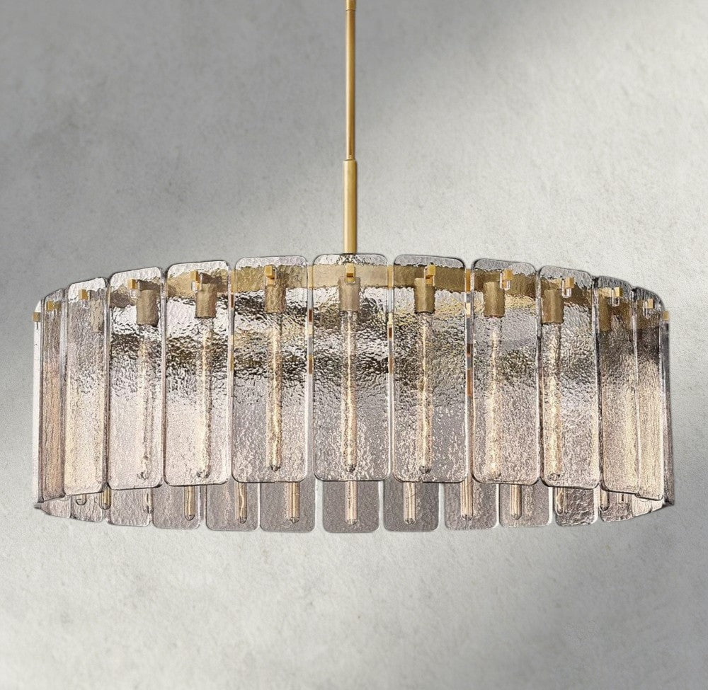 Celamotto Glass Round Chandelier 36", 48", 60" - Cyran Lamps