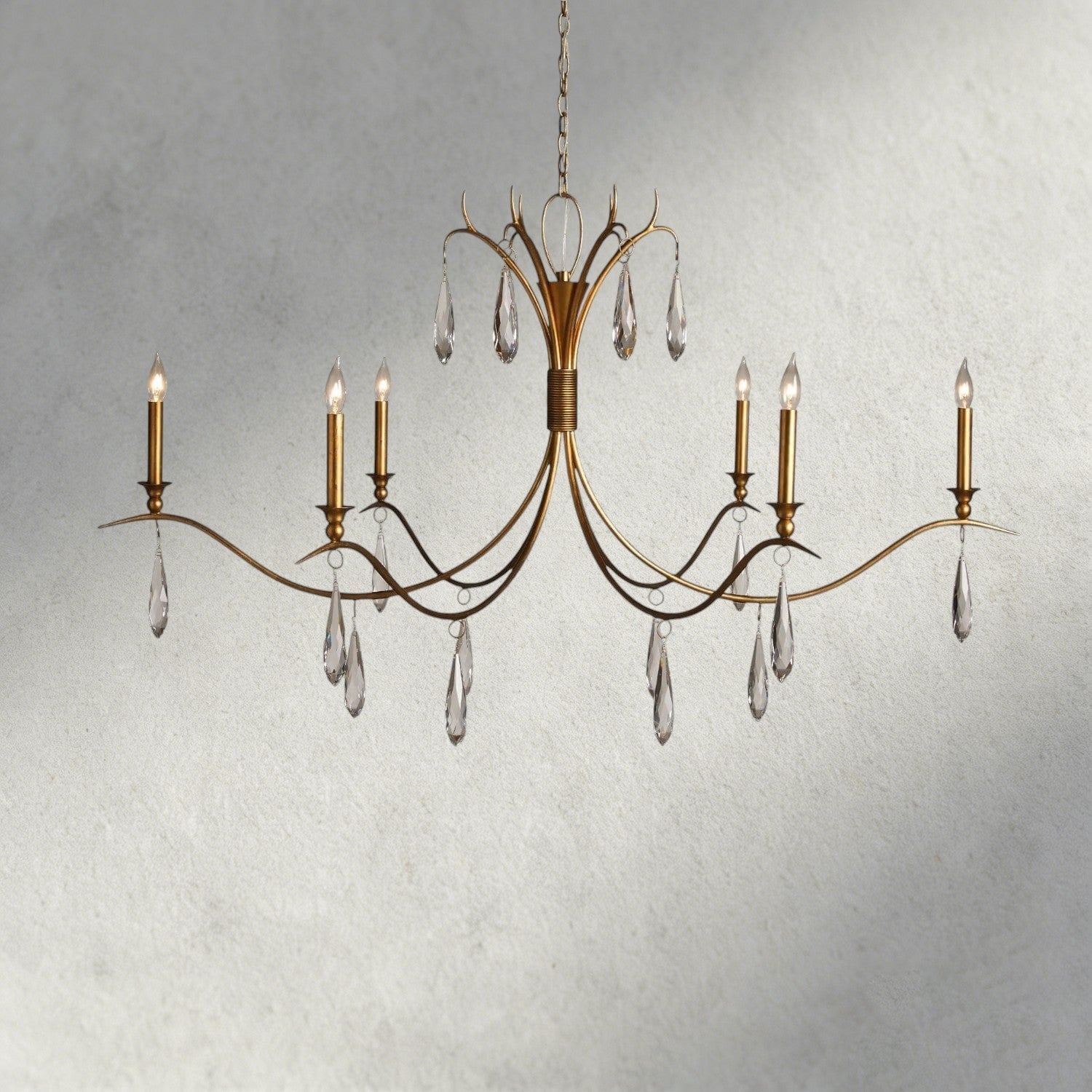 Celine Chandelier 36", 59" - Cyran Lamps