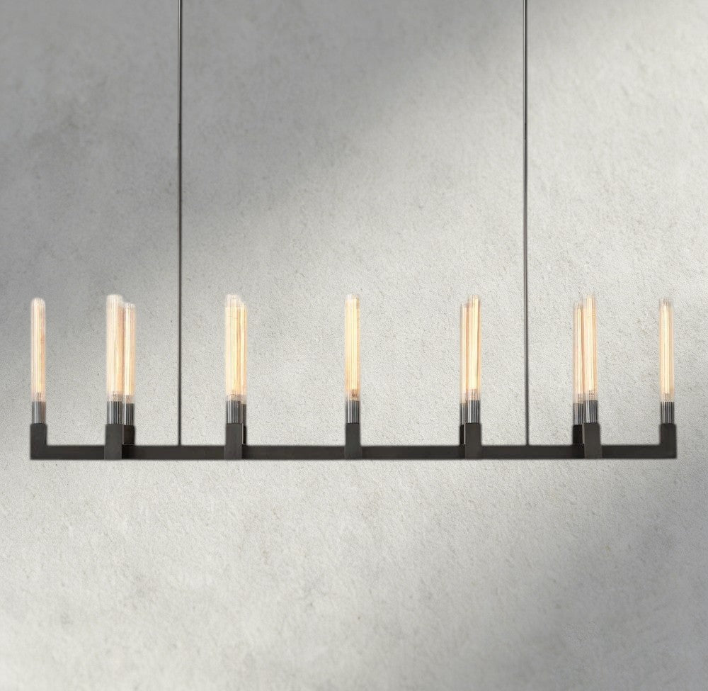 Cennela Linear Chandelier 55", 67" - Cyran Lamps