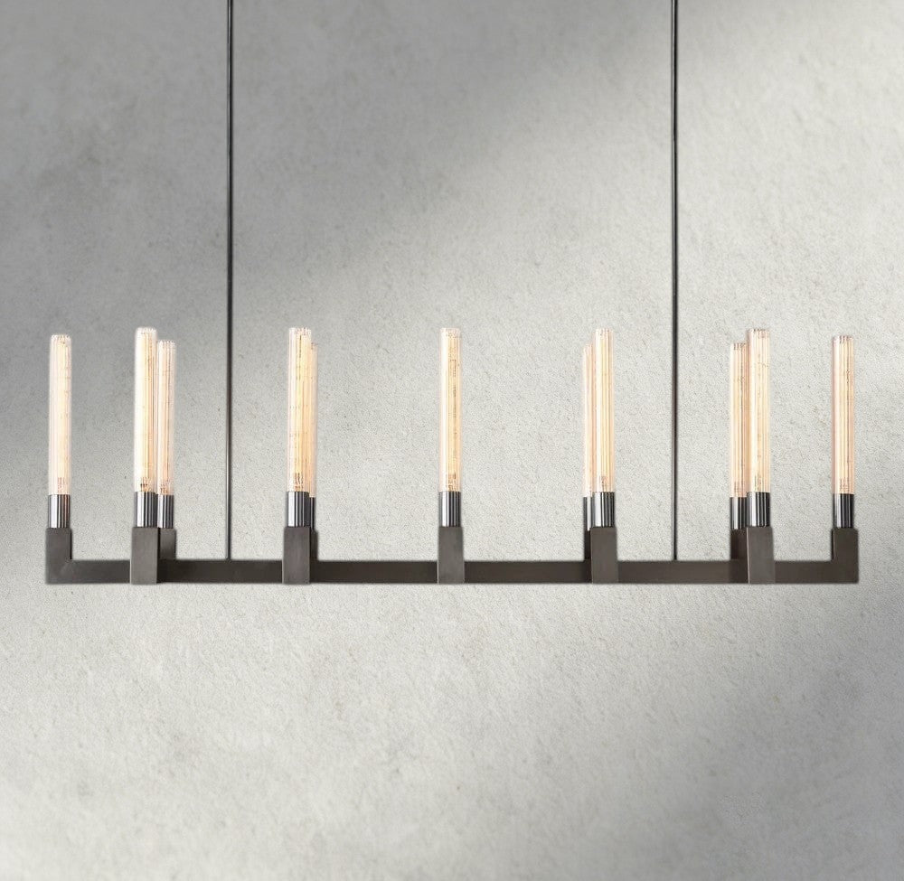 Cennela Linear Chandelier 55", 67" - Cyran Lamps