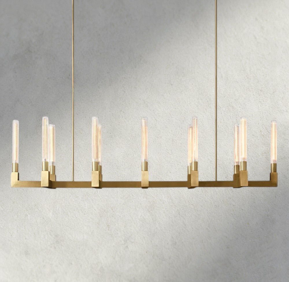 Cennela Linear Chandelier 55", 67" - Cyran Lamps