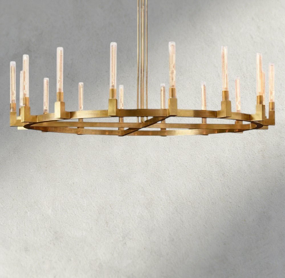 Cennela Round Chandelier 36", 48", 60", 72" - Cyran Lamps
