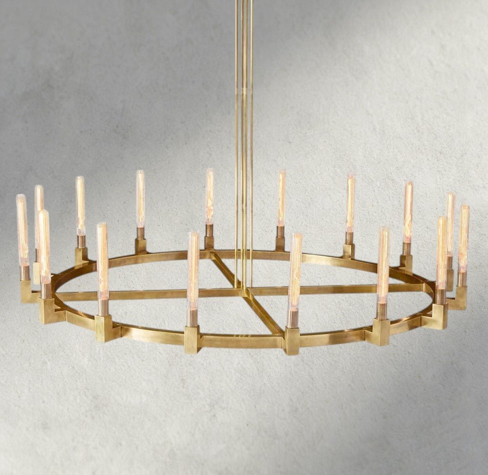 Cennela Round Chandelier 36", 48", 60", 72" - Cyran Lamps
