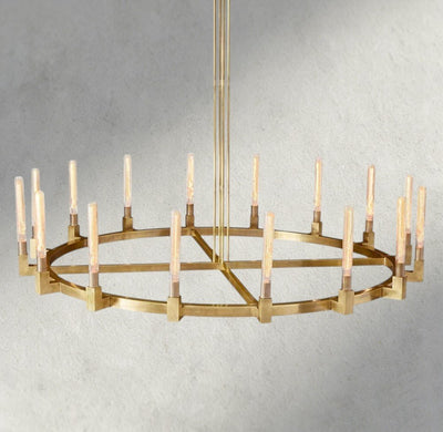 Cennela Round Chandelier 36", 48", 60", 72" - Cyran Lamps