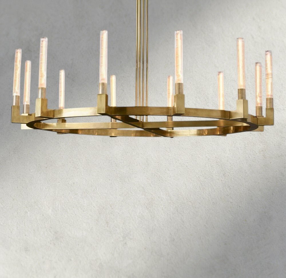 Cennela Round Chandelier 36", 48", 60", 72" - Cyran Lamps