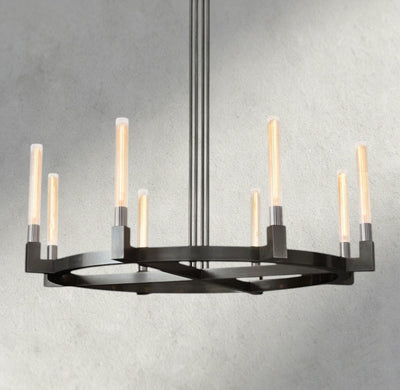 Cennela Round Chandelier 36", 48", 60", 72" - Cyran Lamps