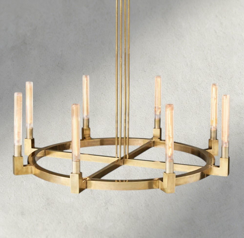 Cennela Round Chandelier 36", 48", 60", 72" - Cyran Lamps