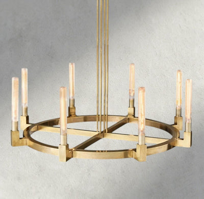 Cennela Round Chandelier 36", 48", 60", 72" - Cyran Lamps