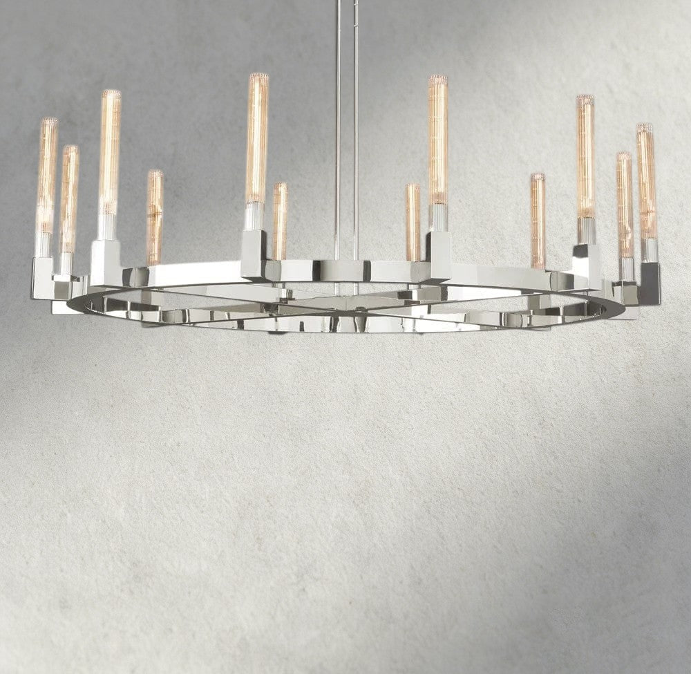Cennela Round Chandelier 36", 48", 60", 72" - Cyran Lamps