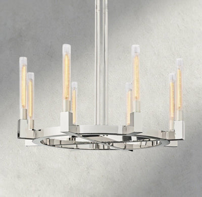 Cennela Round Chandelier 36", 48", 60", 72" - Cyran Lamps