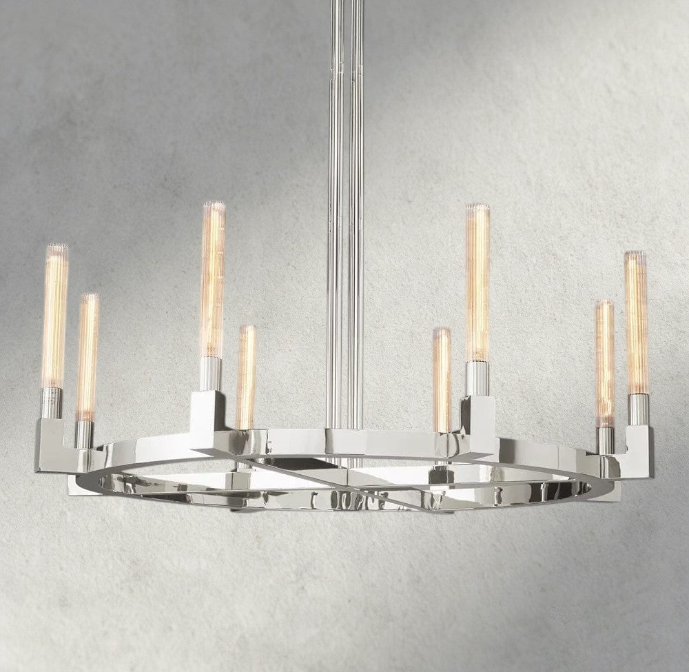 Cennela Round Chandelier 36", 48", 60", 72" - Cyran Lamps