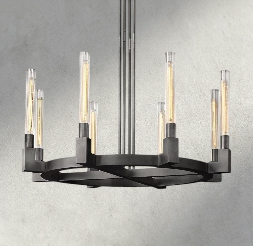 Cennela Round Chandelier 36", 48", 60", 72" - Cyran Lamps