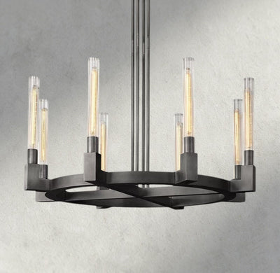 Cennela Round Chandelier 36", 48", 60", 72" - Cyran Lamps
