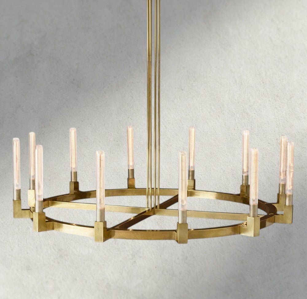 Cennela Round Chandelier 36", 48", 60", 72" - Cyran Lamps