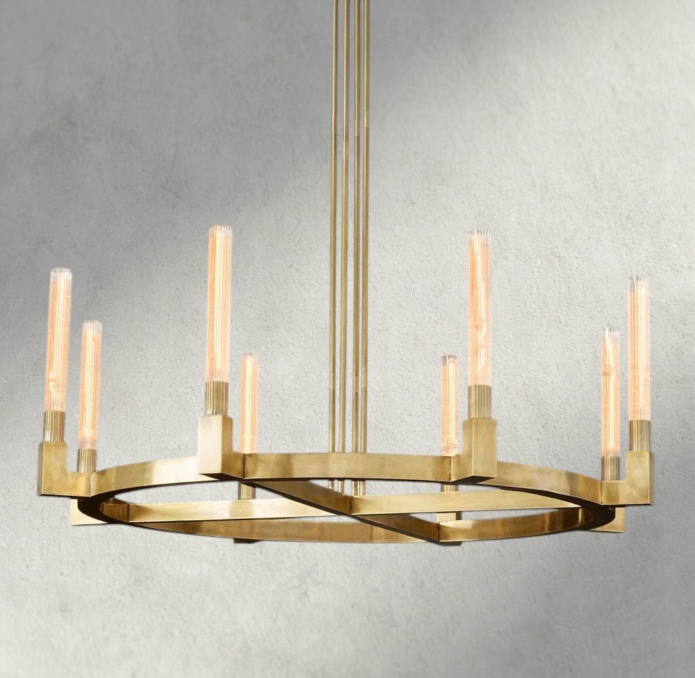 Cennela Round Chandelier 36", 48", 60", 72" - Cyran Lamps