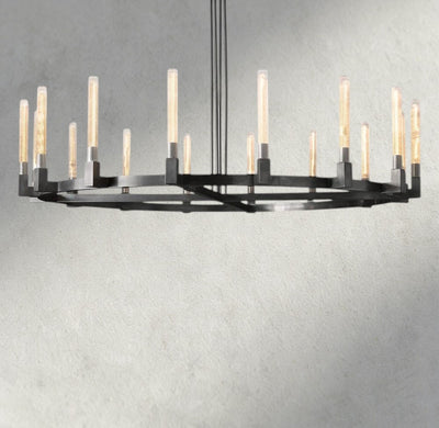 Cennela Round Chandelier 36", 48", 60", 72" - Cyran Lamps
