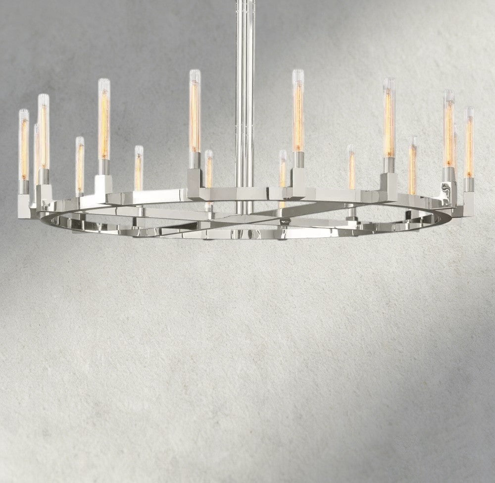 Cennela Round Chandelier 36", 48", 60", 72" - Cyran Lamps