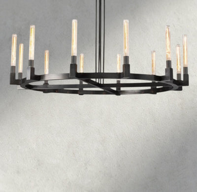 Cennela Round Chandelier 36", 48", 60", 72" - Cyran Lamps