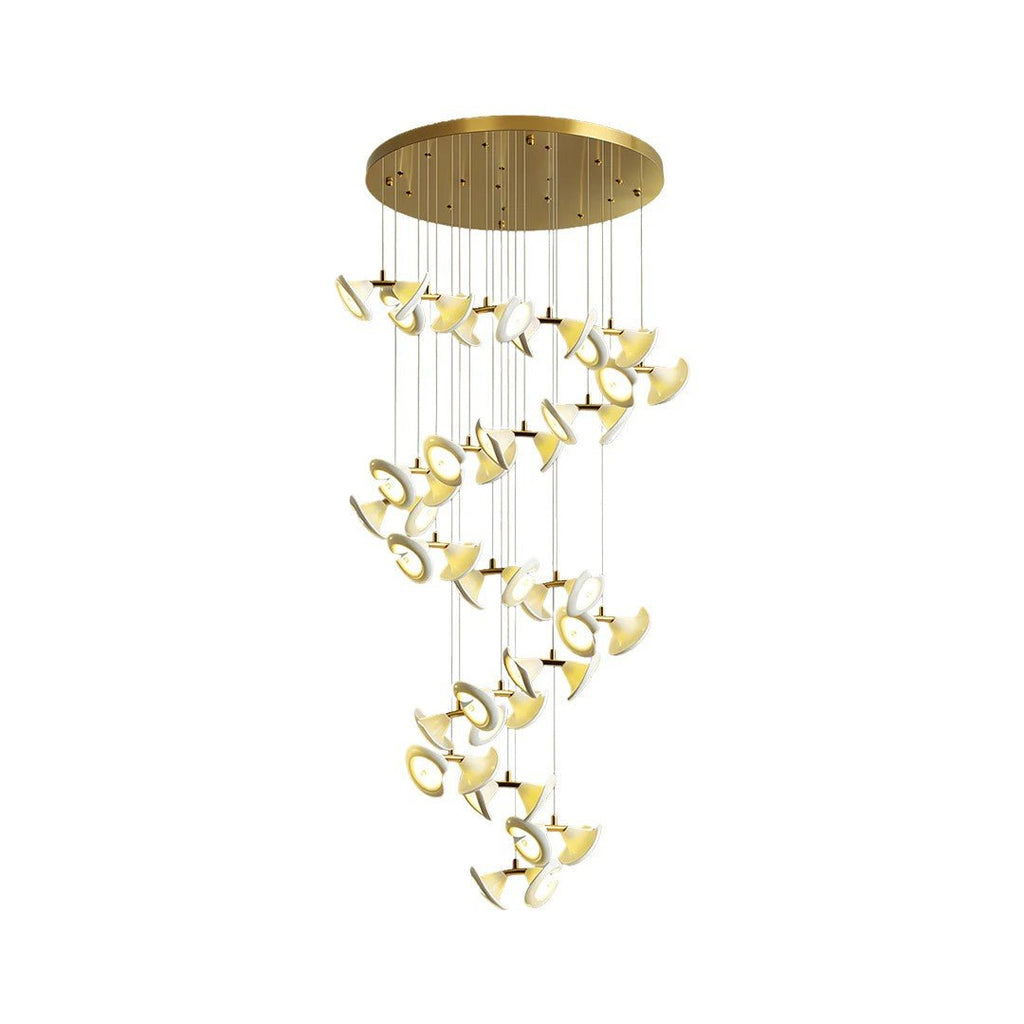 Ceramic Chandeliers Luxury Tulip Flower Ceiling Light - Cyran Lamps
