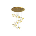 Ceramic Chandeliers Luxury Tulip Flower Ceiling Light - Cyran Lamps