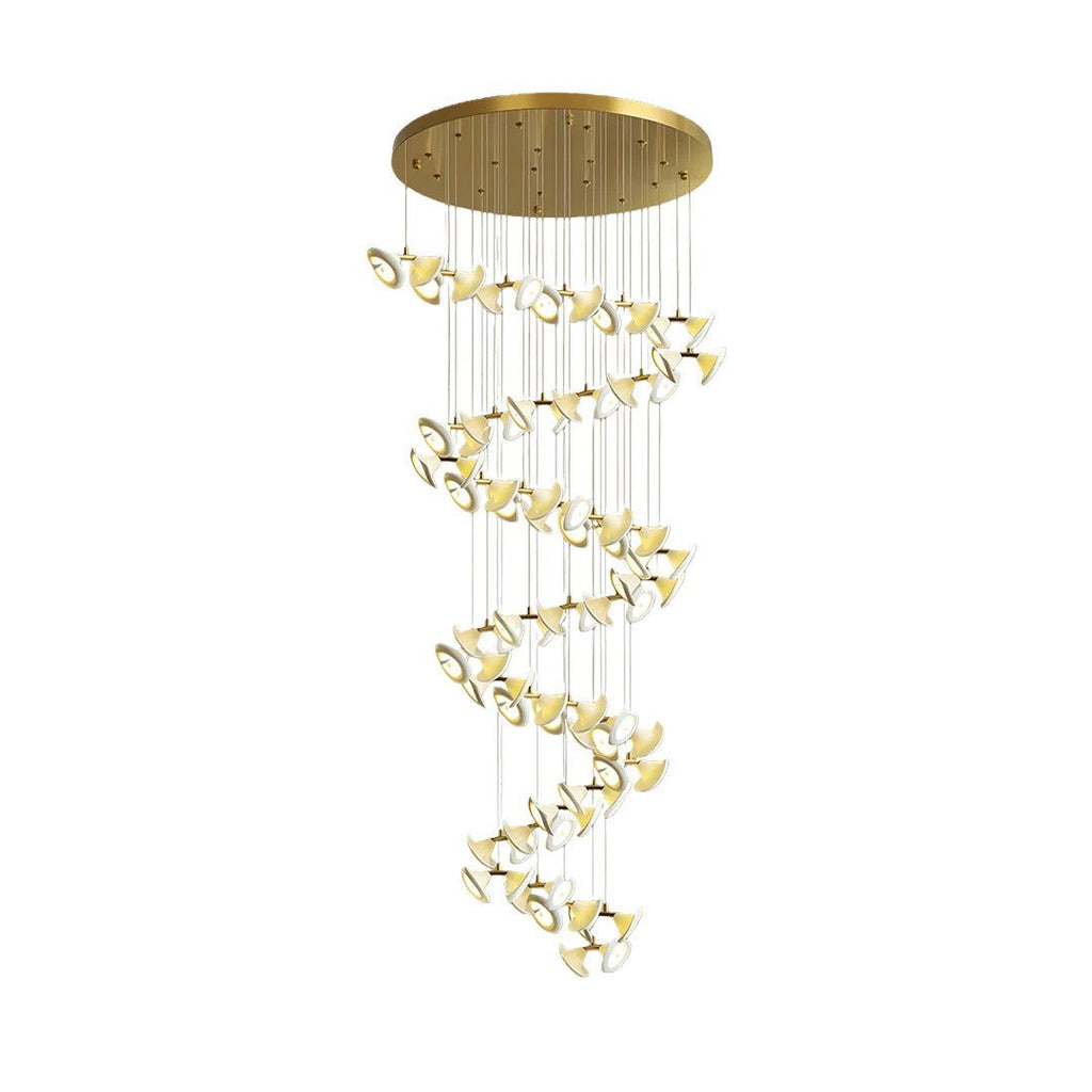 Ceramic Chandeliers Luxury Tulip Flower Ceiling Light - Cyran Lamps