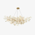 Ceramic Gingko Chandelier B - Cyran Lamps