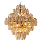 Chara Glass Large Chandelier - Cyran Lamps