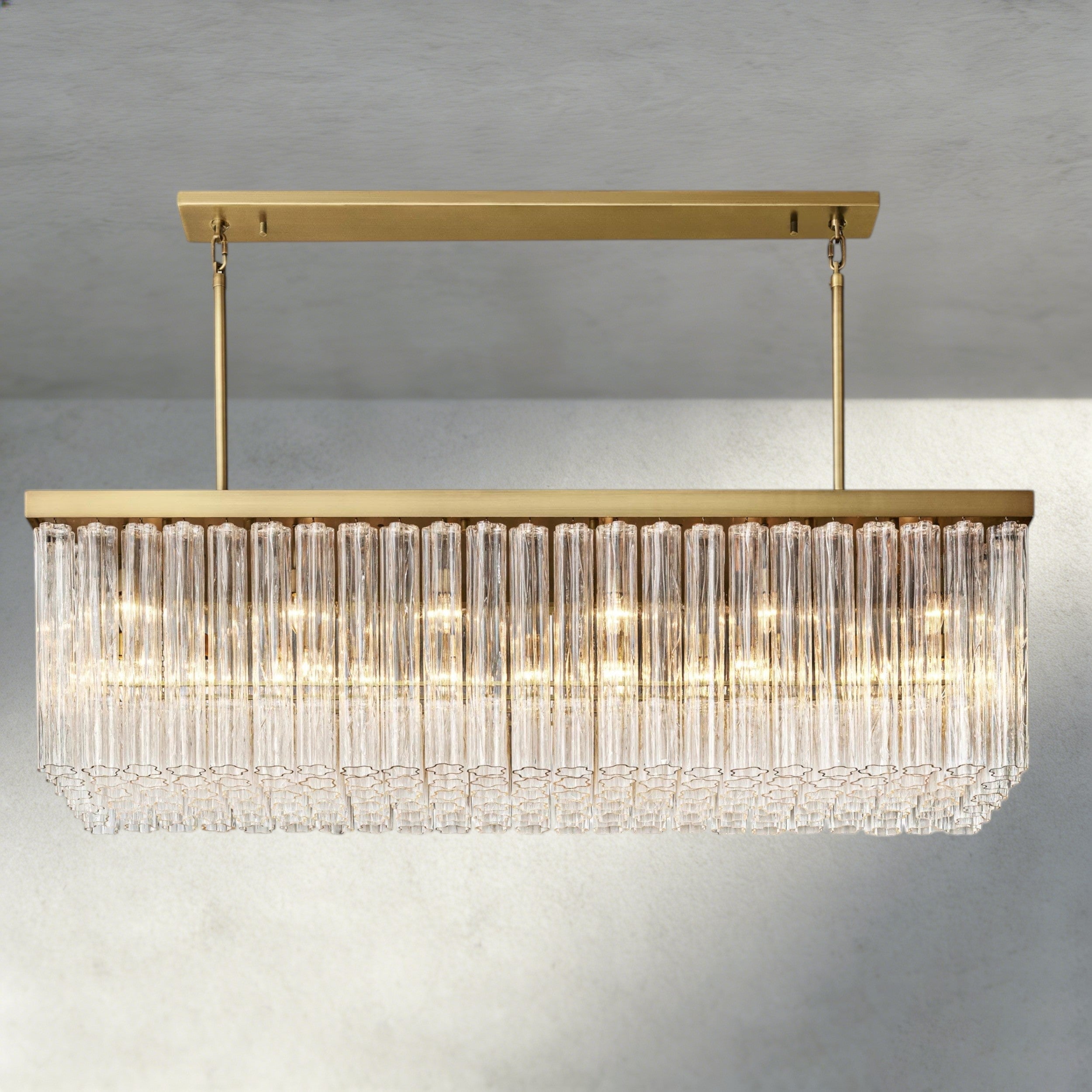 Ciello Rectangular Chandelier - Cyran Lamps